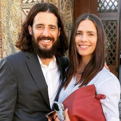 Jonathan Roumie and Hayley Atwell photographed together at Vitae Summit 1st September, 2022.